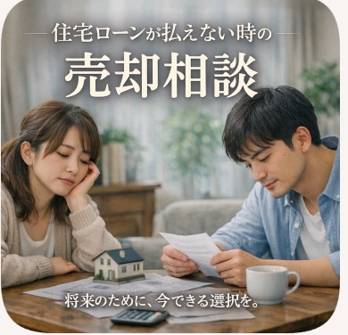【倉敷市】住宅ローンが払えない時の選択肢｜売却で生活を整える